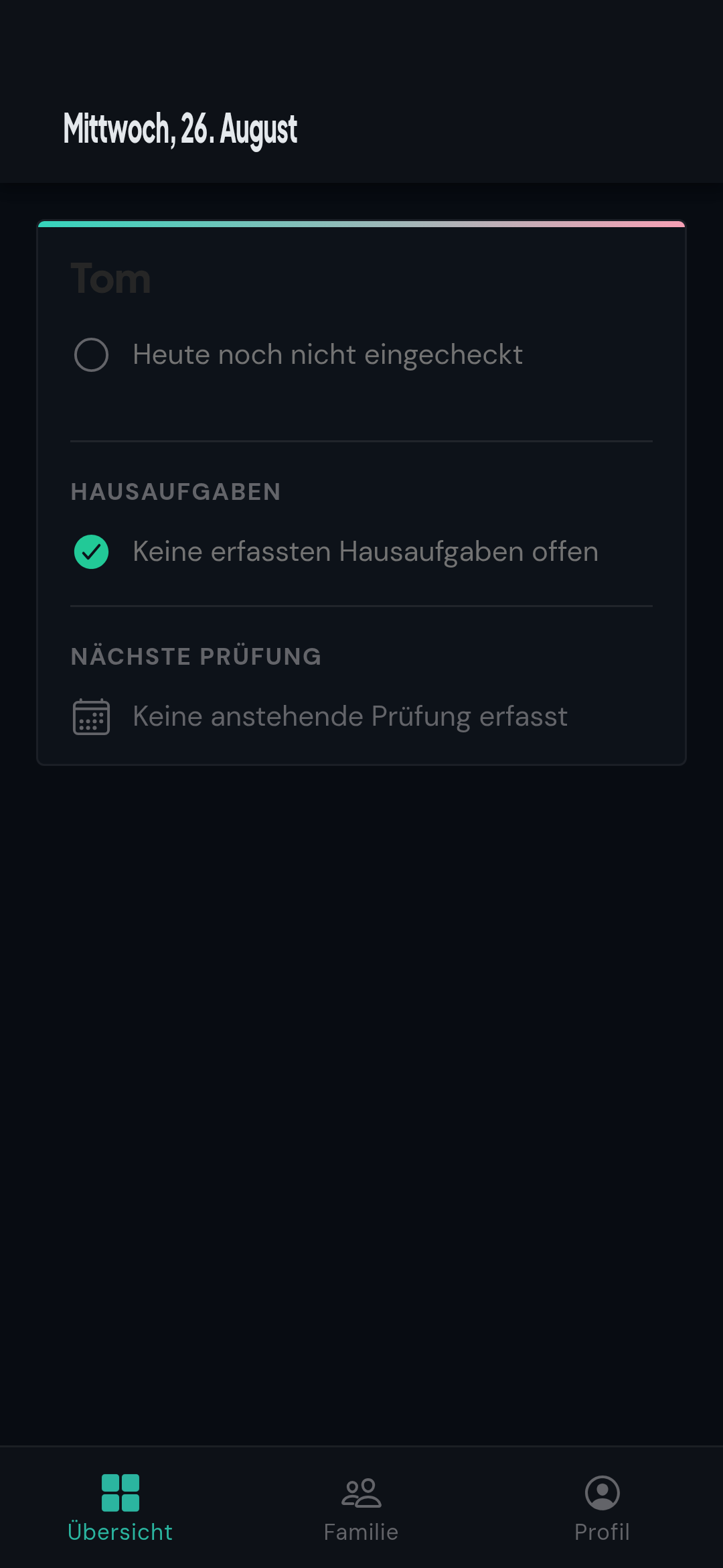 Echte Elternübersicht in memdiz für Tom